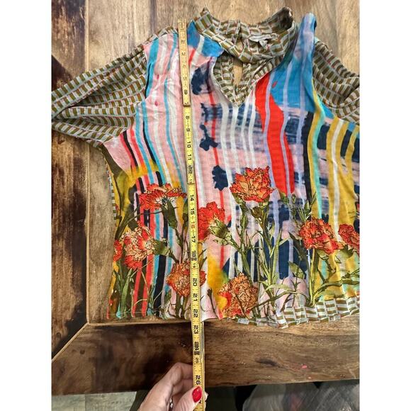 Anthropologie Conditions Apply Retro Peasant Blouse Top Size Small - Picture 8 of 11